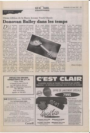 Le Soleil de Colombie-Britannique, May 23, 1997, page 13