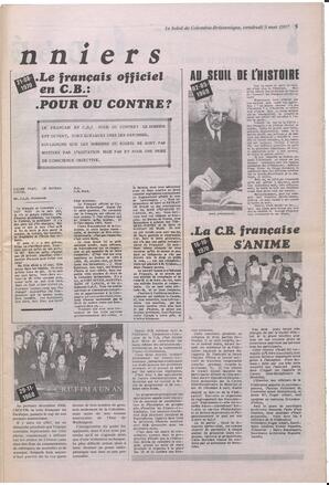 Le Soleil de Colombie-Britannique, May 9, 1997, page 5
