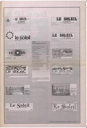 Le Soleil de Colombie-Britannique, May 9, 1997, page 3