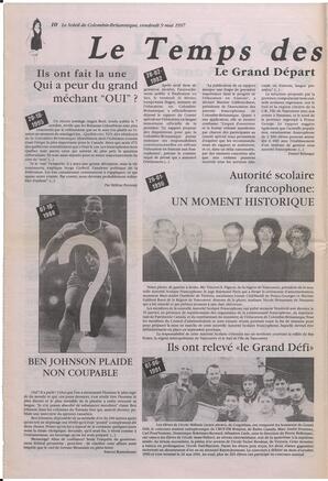 Le Soleil de Colombie-Britannique, May 9, 1997, page 10