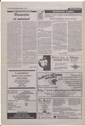 Le Soleil de Colombie-Britannique, April 25, 1997, page 2