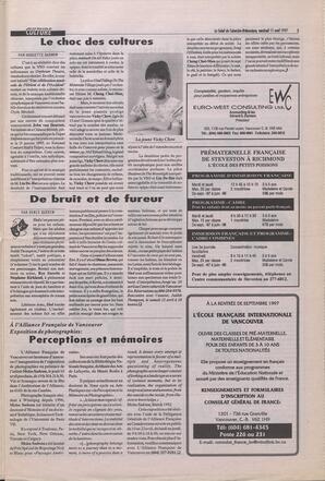 Le Soleil de Colombie-Britannique, April 11, 1997, page 5