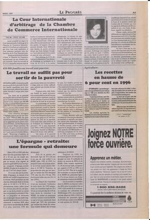 Le Soleil de Colombie-Britannique, March 28, 1997, page 9