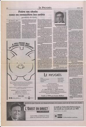 Le Soleil de Colombie-Britannique, March 28, 1997, page 8