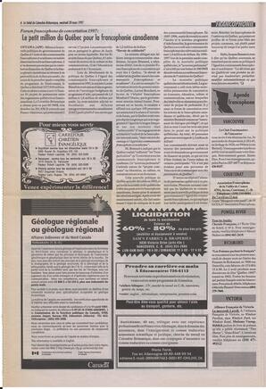 Le Soleil de Colombie-Britannique, March 28, 1997, page 6