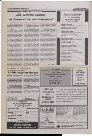 Le Soleil de Colombie-Britannique, March 28, 1997, page 2