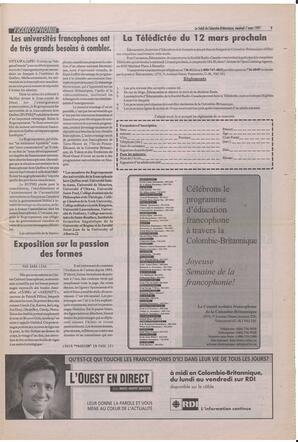 Le Soleil de Colombie-Britannique, March 7, 1997, page 9