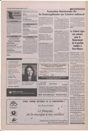 Le Soleil de Colombie-Britannique, March 7, 1997, page 8