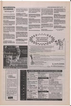 Le Soleil de Colombie-Britannique, March 7, 1997, page 11