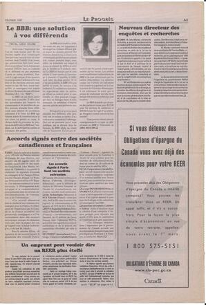 Le Soleil de Colombie-Britannique, February 28, 1997, page 9