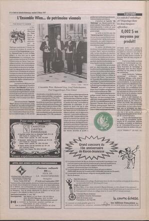 Le Soleil de Colombie-Britannique, February 21, 1997, page 8