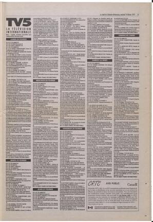 Le Soleil de Colombie-Britannique, February 14, 1997, page 10