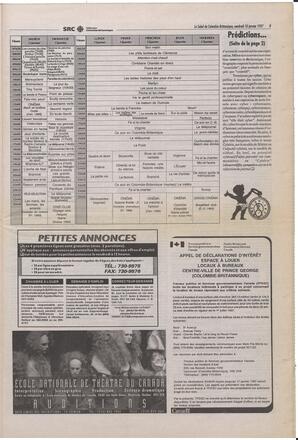 Le Soleil de Colombie-Britannique, January 10, 1997, page 9