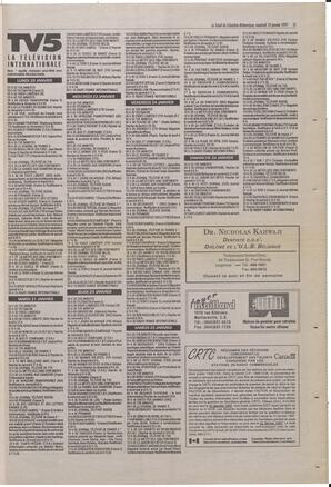 Le Soleil de Colombie-Britannique, January 10, 1997, page 11