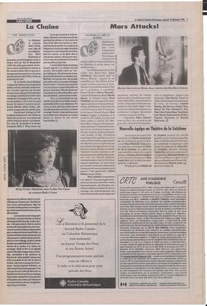 Le Soleil de Colombie-Britannique, December 18, 1996, page 7
