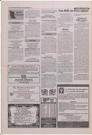 Le Soleil de Colombie-Britannique, December 6, 1996, page 8