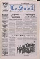 Le Soleil de Colombie-Britannique, November 8, 1996