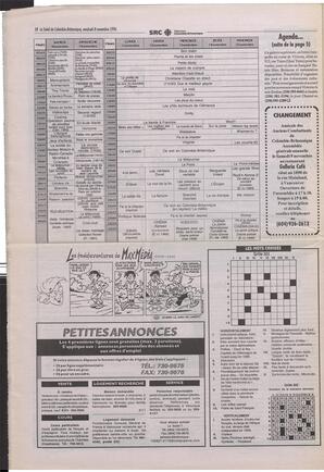 Le Soleil de Colombie-Britannique, November 8, 1996, page 10