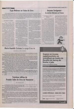 Le Soleil de Colombie-Britannique, November 1, 1996, page 9