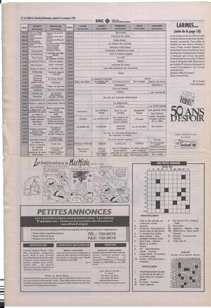 Le Soleil de Colombie-Britannique, November 1, 1996, page 14