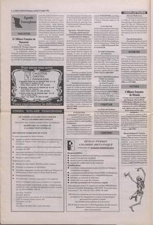 Le Soleil de Colombie-Britannique, October 25, 1996, page 6