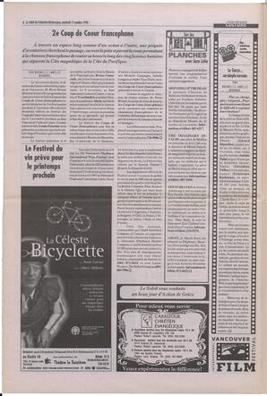 Le Soleil de Colombie-Britannique, October 11, 1996, page 6