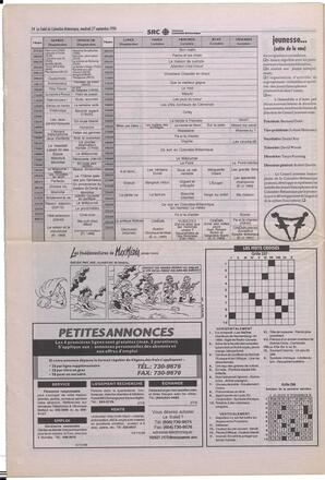 Le Soleil de Colombie-Britannique, September 27, 1996, page 14