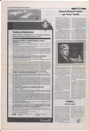 Le Soleil de Colombie-Britannique, September 6, 1996, page 8