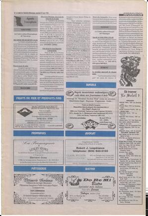 Le Soleil de Colombie-Britannique, May 31, 1996, page 16