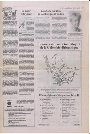 Le Soleil de Colombie-Britannique, May 3, 1996, page 7