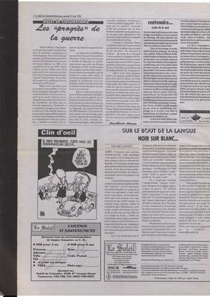 Le Soleil de Colombie-Britannique, April 19, 1996, page 2