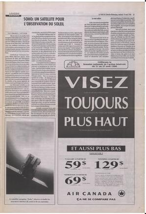 Le Soleil de Colombie-Britannique, April 19, 1996, page 13