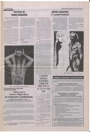 Le Soleil de Colombie-Britannique, April 19, 1996, page 11