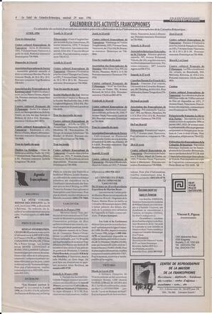 Le Soleil de Colombie-Britannique, March 29, 1996, page 4