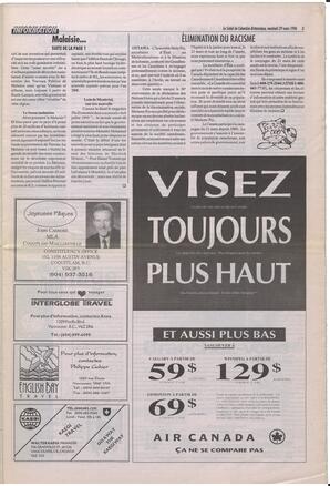 Le Soleil de Colombie-Britannique, March 29, 1996, page 3