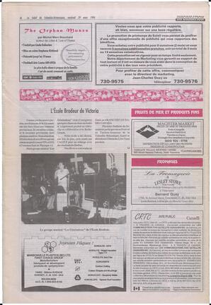 Le Soleil de Colombie-Britannique, March 29, 1996, page 16