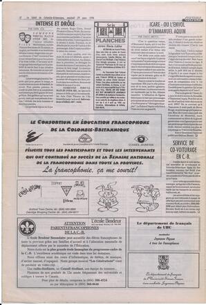 Le Soleil de Colombie-Britannique, March 29, 1996, page 12