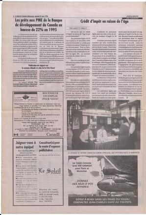 Le Soleil de Colombie-Britannique, March 22, 1996, page 6