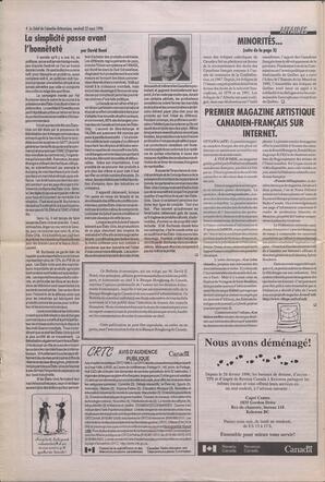 Le Soleil de Colombie-Britannique, March 22, 1996, page 4