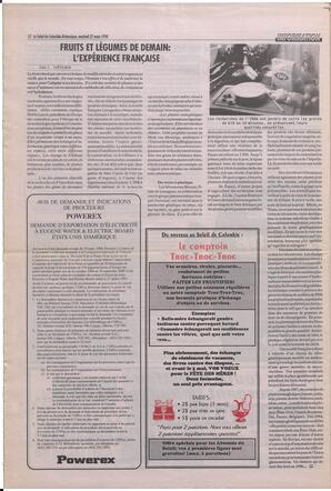Le Soleil de Colombie-Britannique, March 22, 1996, page 12