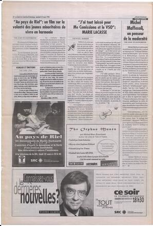 Le Soleil de Colombie-Britannique, March 22, 1996, page 10