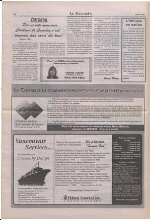 Le Soleil de Colombie-Britannique, March 15, 1996, page 8