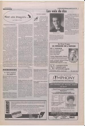 Le Soleil de Colombie-Britannique, March 1, 1996, page 7