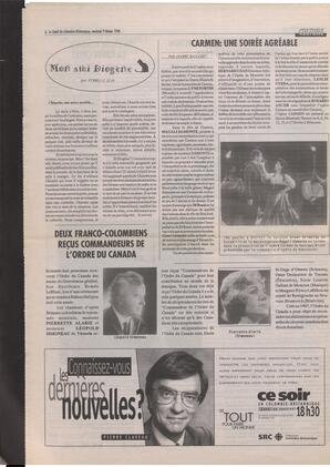 Le Soleil de Colombie-Britannique, February 9, 1996, page 6