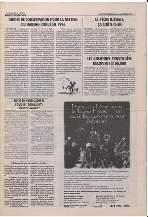 Le Soleil de Colombie-Britannique, February 9, 1996, page 5