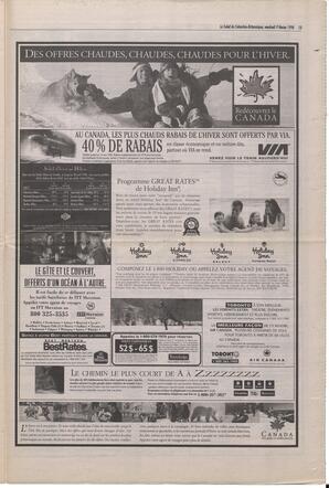 Le Soleil de Colombie-Britannique, February 9, 1996, page 13