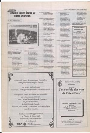 Le Soleil de Colombie-Britannique, December 8, 1995, page 8