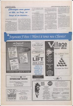 Le Soleil de Colombie-Britannique, December 8, 1995, page 12