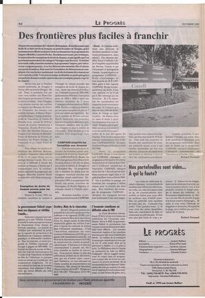 Le Soleil de Colombie-Britannique, October 20, 1995, page 8