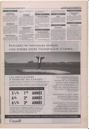 Le Soleil de Colombie-Britannique, October 20, 1995, page 5